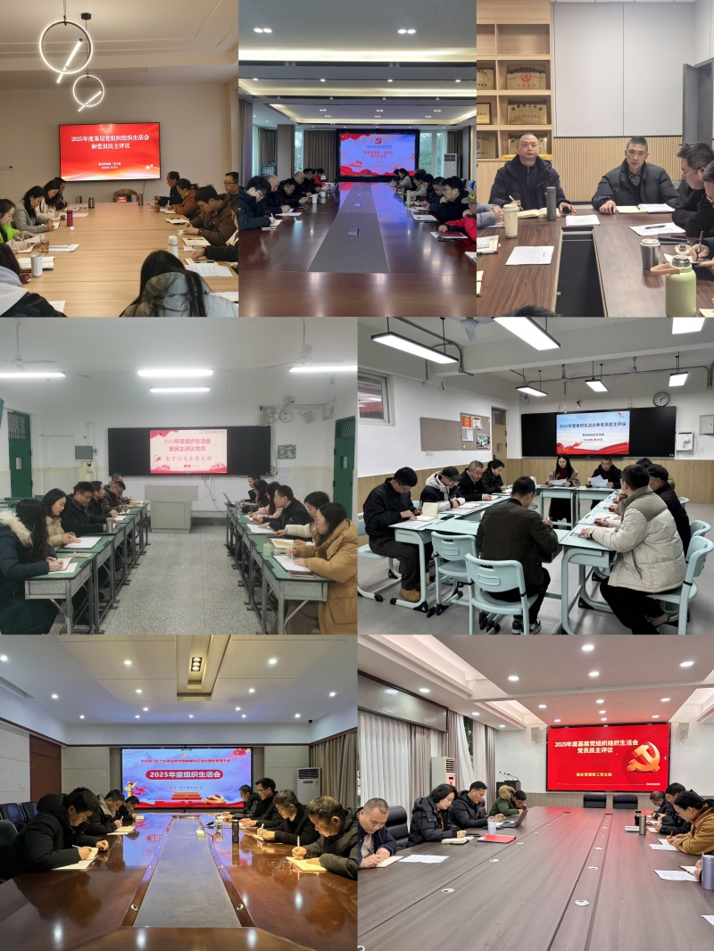 学院各党支部圆满召开2025年度组织生活会暨民主评议党员大会
