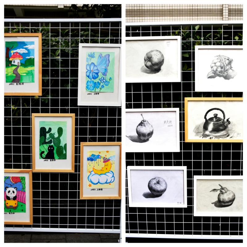 神笔飞扬展风采 艺展未来绽芳华