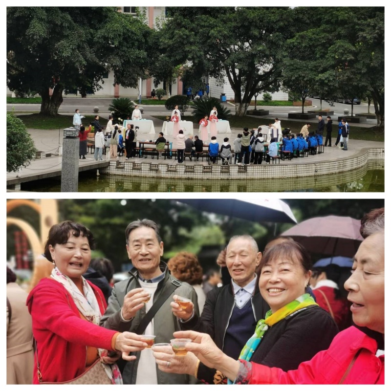 以茶为媒传敬意，校企联动育新人